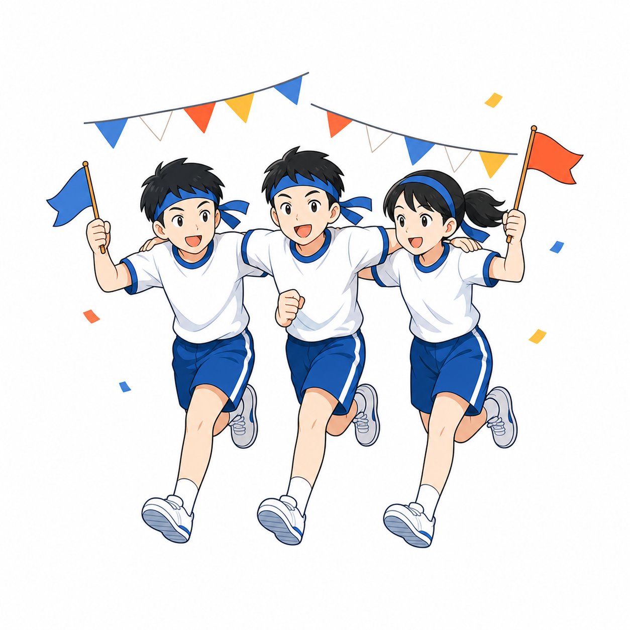 体育祭・運動会で走る生徒
